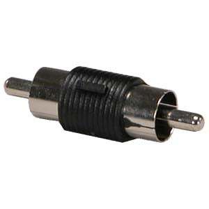 RCA M/M Coupler Plastic RCA M/M Coupler Plastic